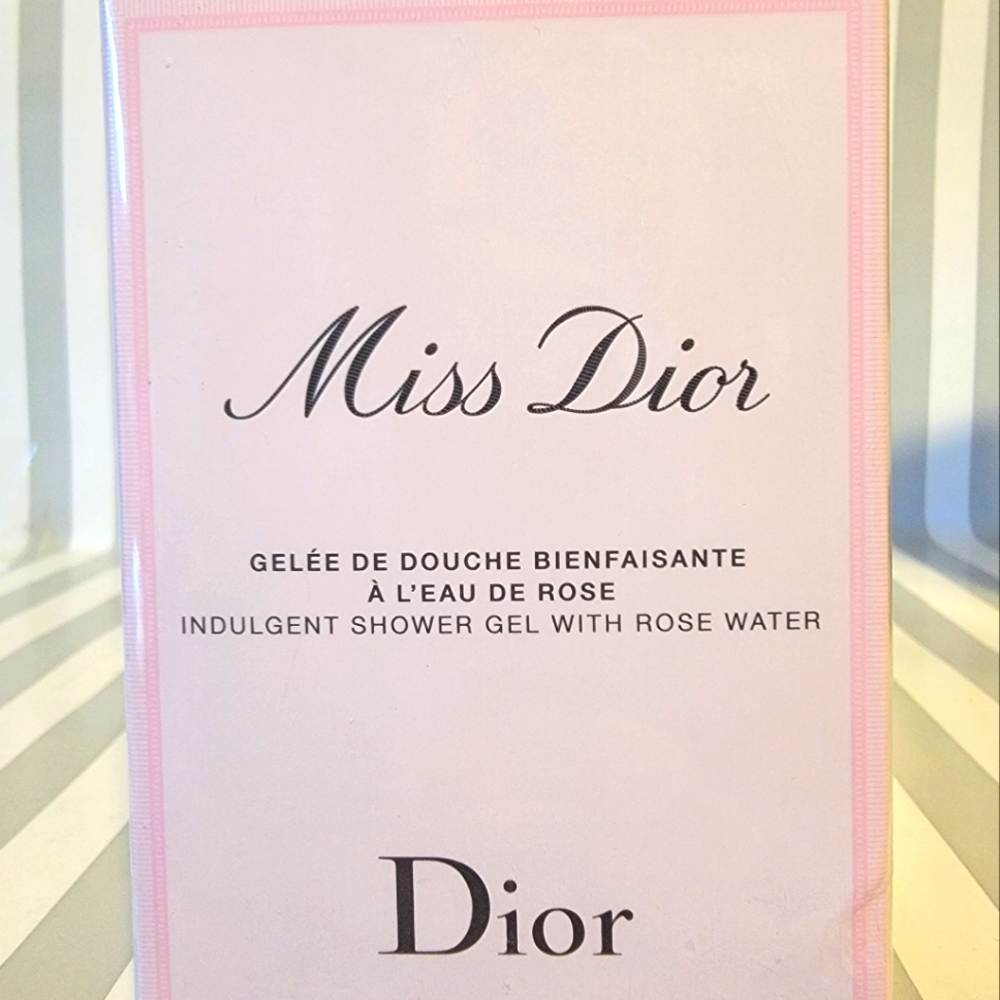MISS DIOR  Indulgent Shower Gel with Rose Water 175ml Sealed Retail Packaging